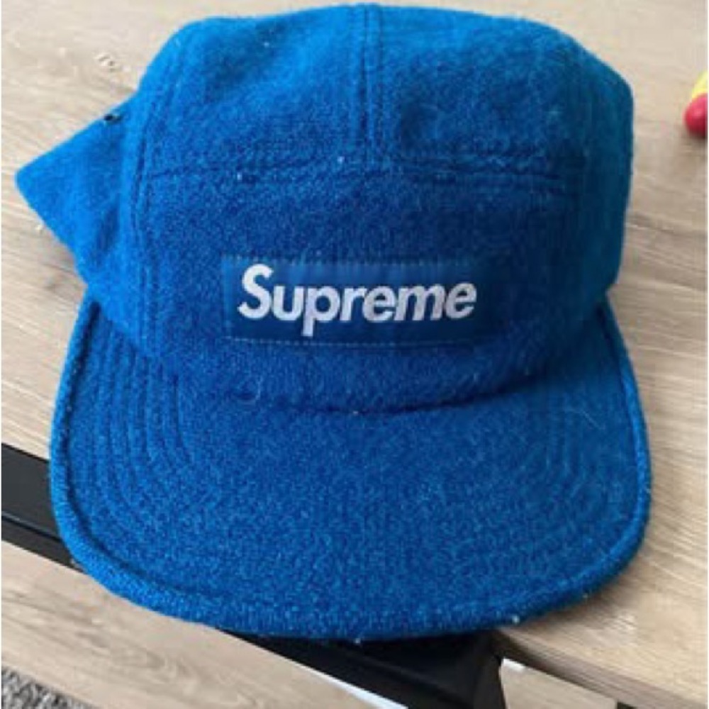 Supreme Black and Blue Cap